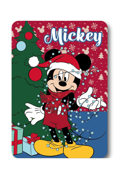 Mickey Mouse Disney Mickey Lights Pătură polară de Crăciun 100x140cm