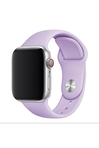 HYPERSOFT Apple Watch 3-4-5-6-7-8-9-10-Se Tüm Serilerle Uyumlu Düz Renk Silik...