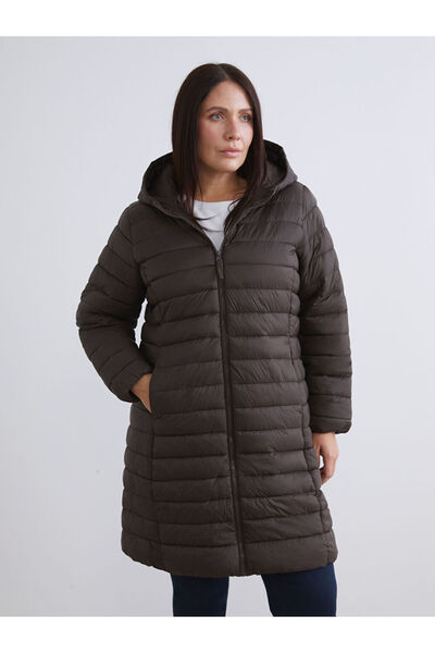 LC Waikiki Palton puf de damă cu glugă