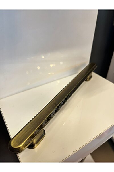 Taşkın Aksesuar Allegra Metal Handle 160mm Antique Yellow Cabinet Door Modern Furniture Drawer Tv Unit Nightstand Console