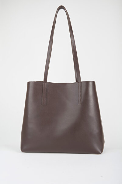 Vivaq Women's Aster Bitter Brown Faux Leather Snap-On Foldable and Closure Handbag and Shoulder Bag