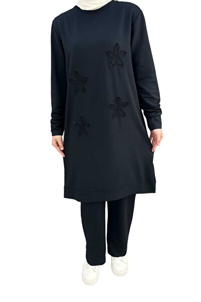 tesettürgiyim طقم نسائي مكون من قطعتين من قماش الكريستال المستورد من الدرجة ا...