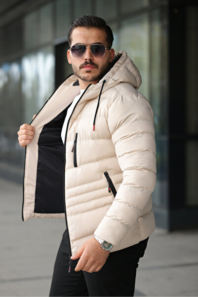 FASİON MEN'S WINTER PUFFED COAT