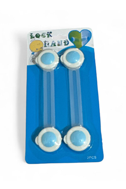 BuradaBuldun Lock Band Cabinet Lock 2-Pack - Child Safety Lock, Flexible Band, Adhesive Mounting