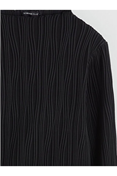 LC Waikiki Plus New Season Stand-Up Collar Women's Bodysuit