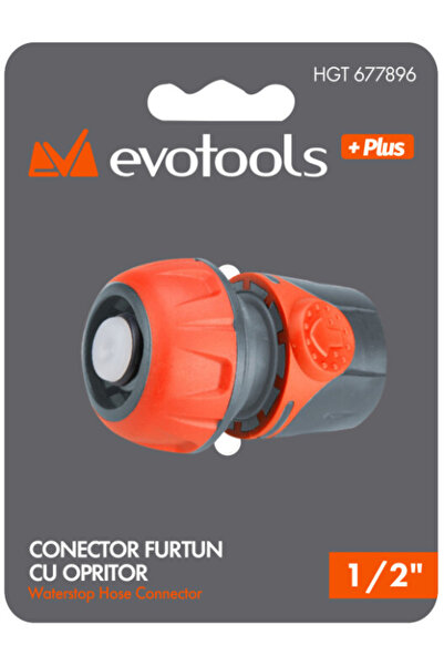 OEM Hose Connector with PLUS Stopper - 1/2 inch Diameter