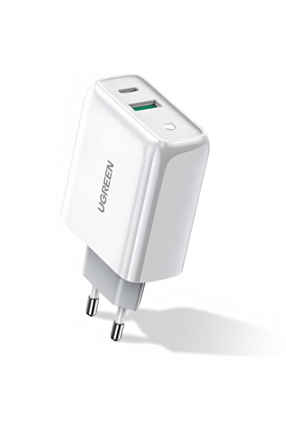OEM UGREEN Cd170 Τροφοδοτικό, 36W, 3A, 1 Θύρα USB-A - 1 Θύρα USB-C, Λευκό