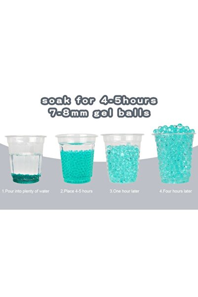 GOLD MARKET Electric Toy Gun AK47, Machine Gun type with Gel bullets, Orbeez, 5000 bullets included and 10 Nerf