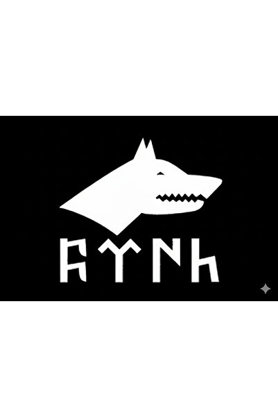 CMB SHOP CMB BAYRAK Göktürk Bayrağı SİYAH TÜRK YAZILI Gönder Bayrağı 100x150c...