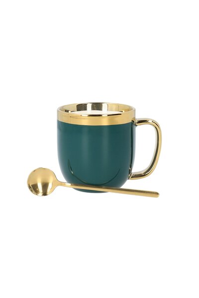 Other Mug | SINNES | emerald with spoon | 0.28 l | 992821