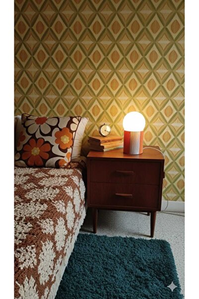 poplinhome Modern Tasarım Makrome İp Abajur Dekoratif Lamba Abajur Masa lamba...