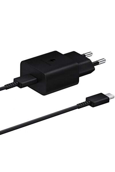 Samsung Incarcator Retea cu Cablu USB-C Samsung, 15W, 2A, 1 x USB-C, Negru EP...