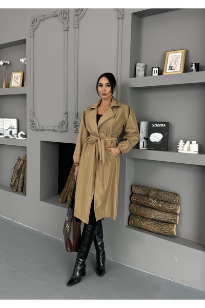 MevaMoss Γυναικεία καμπαρντίνα με μπαλόνι με μανίκια