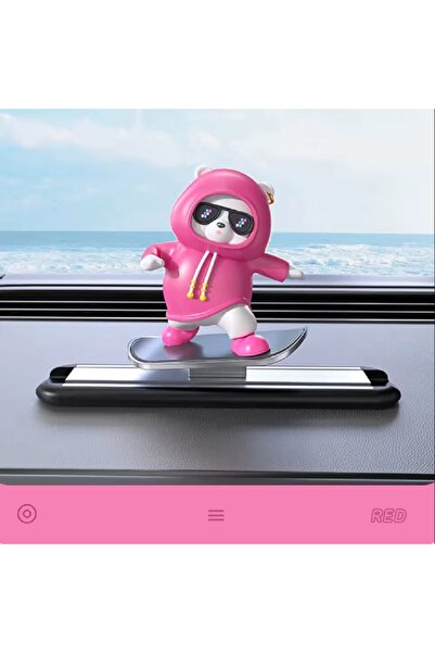 hediyeconcepti New Dashboard Car Decorations Skateboard Bear Magnetic Parking...