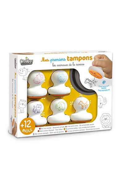 Crealign Set de ștampile din lemn - Savana, CREA LIGN (6 buc.)