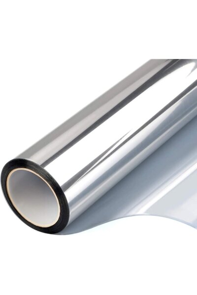 eZmart Set 2 x Folie autoadezivă pentru ferestre, efect de oglindă, protecție...