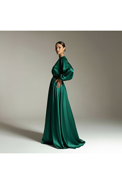 KIBRA DESİGN kimono elbise,tesettür elbise, şık elbise, modest fashion, davet elbisesi, uzun elbise