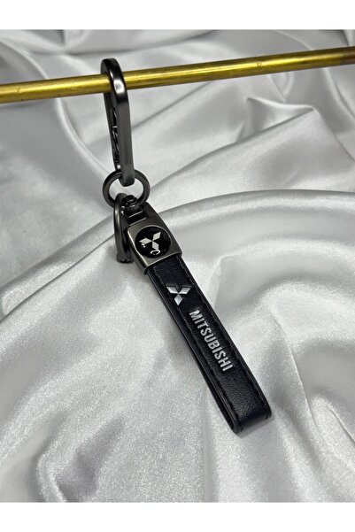 CEBECİOTO سلسلة مفاتيح جلدية من ميتسوبيشي، عالمية، عالية الجودة