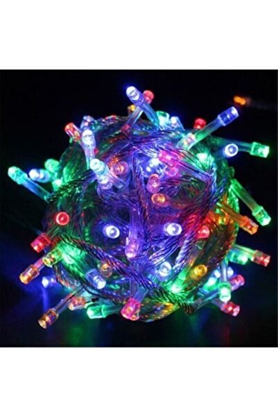 TOPROCKSTORE Yılbaşı Led Işık Çok Renkli 8 Fonksiyonlu 10m Fişli
