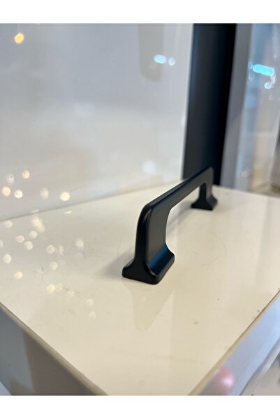 Taşkın Aksesuar Athens Metal Handle 96mm Matte Black Cabinet Door Modern Furniture Drawer Tv Unit Nightstand Dresser Sideboard