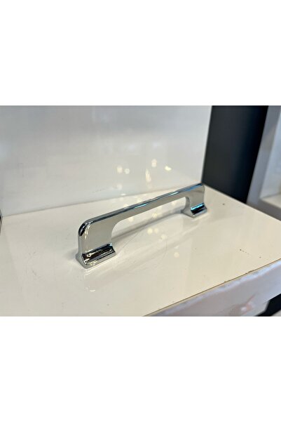 Taşkın Aksesuar Athens Metal Handle 96mm Chrome Cabinet Door Modern Furniture Drawer Tv Unit Bedside Table Dresser Console