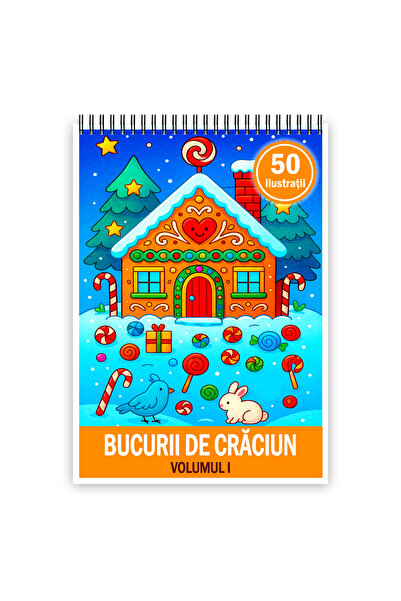 Legendary Gifts Carte de colorat pentru copii , 50 de ilustratii Bucurii de C...