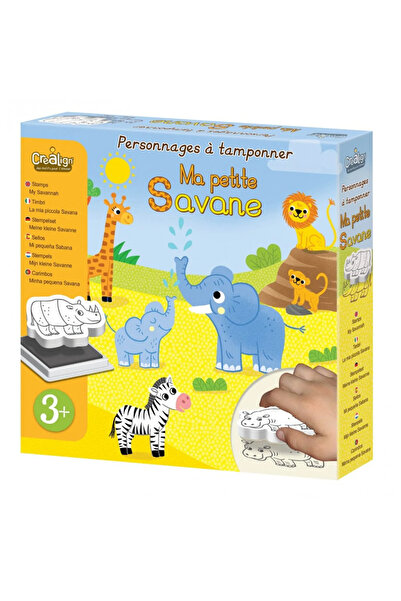 Crealign Set de 10 ștampile din spumă - Savana, CREA LIGN