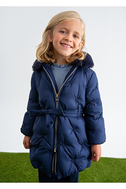 MAYORAL Abel&Lula Belted Girl's Coat_Mnvs5847