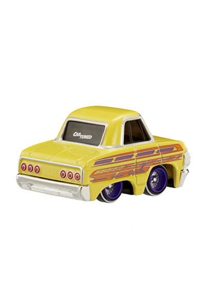 TOYFEST Cartuned S3 1964 Chevy Impala - Yellow Lowrider Car