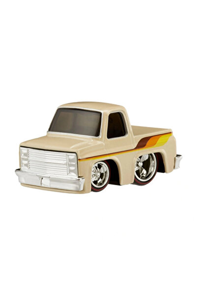 TOYFEST Cartuned S3 1987 Chevy C10 - Cream Color Custom Car