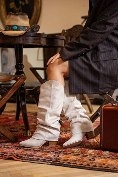 diclepolat Cizme de cowboy pentru femei Cremă Dimas