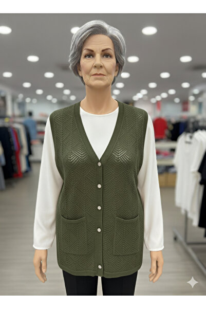 MERYA BUTİK Örgü Anne Yeleği