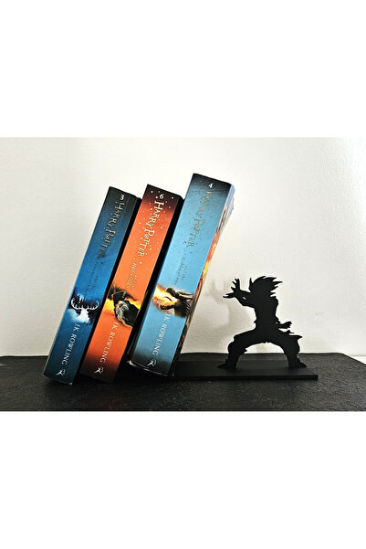 HasFar Tech Dragon Ball Silhouette Plastic Book Holder – Decorative Bookshelf Organizer