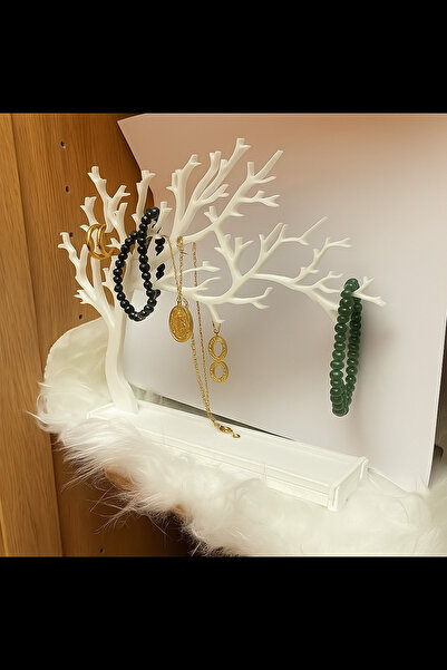 Muvesta Ağaç Şekilli Takı Standı – Zarif Kolye, Bileklik/ Yüzük/Küpe Düzenleyici