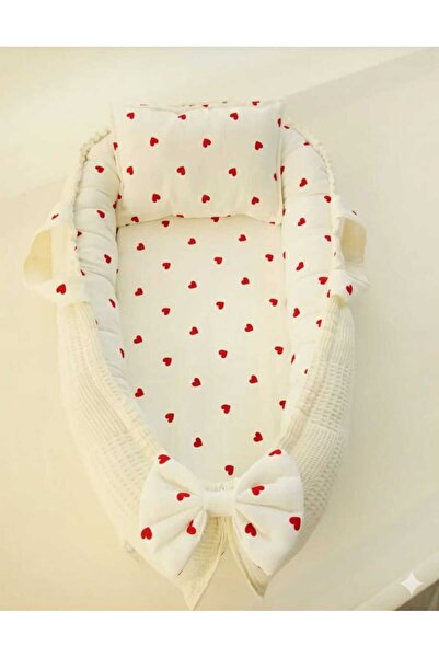 Wenaris %100 pamuk muslin babynest ve yastık
