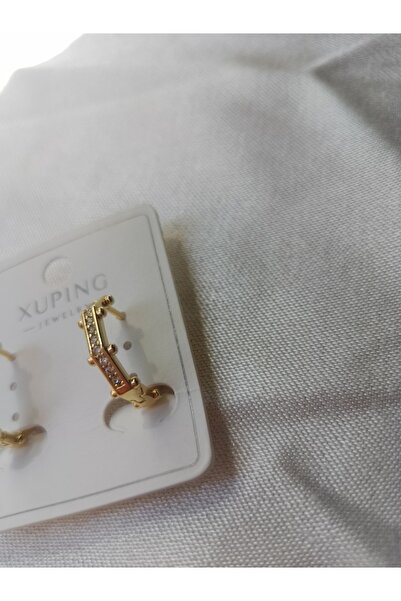 Xuping Güncel Takı XUPİNG MİNİMAL TAŞLI GEOMETRİK KÜPE
