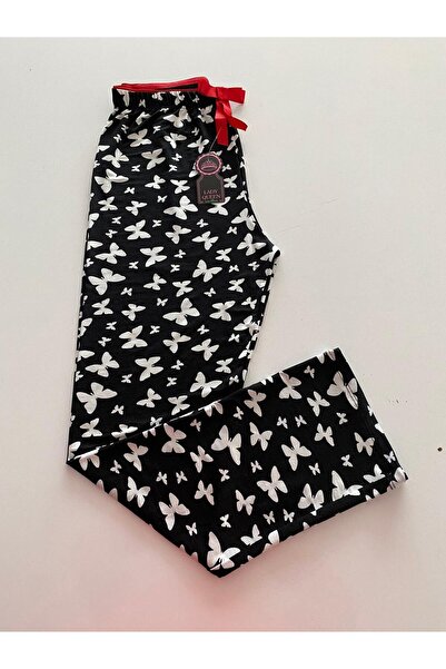 Lady Queen Παντελόνι πιτζάμας από μπαμπού λύκρα και βισκόζη σε μεγάλο μέγεθος