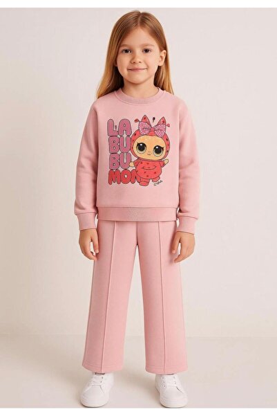 Divaa Babyy طقم رياضي مطبوع للفتيات من لابوبو