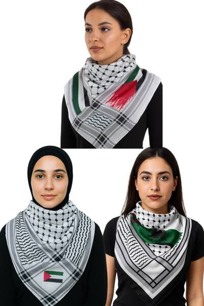 ALDAIYR 3 bucăți 100/100 steagul Săoartei Palestinei