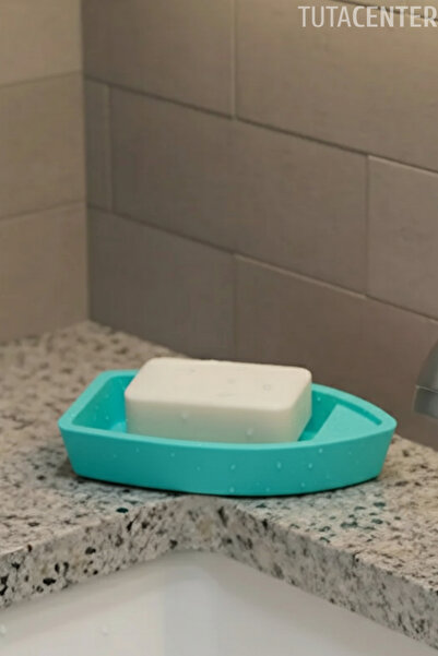 TUTACENTER Kayık Model Katı Sabunluk, Modern Şık Tasarım Plastik Katı Sabunluk