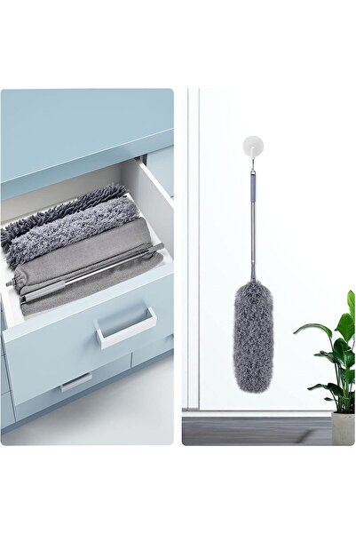 TnsAround Pamatuf 3 în 1, mâner extensibil din aluminiu 250 cm, curățare eficientă
