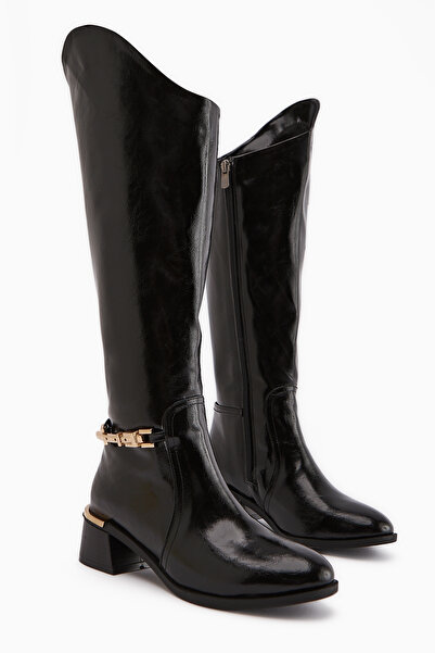 Limoya Kamilla Black Buckle Women's Boots