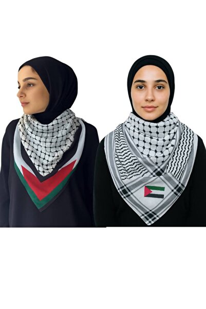 ALDAIYR 2 قطعة علم فلسطين 100/100 سانتا