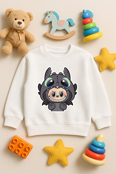 SVART WEAR Labubu Print cu imprimeu Hanorac pentru copii și adulți tricou 100...