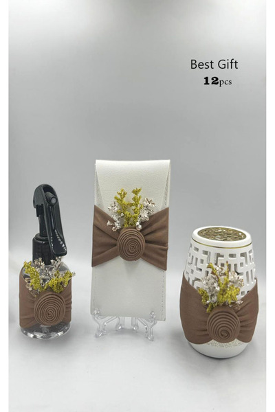 GIFT Coordinated distribution package of incense burners, sprayers, and makeup brushes (18 pieces)