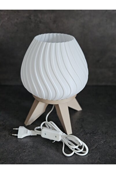 3DreaMaker İskandinav Esintili Modern 2'li Abajur Seti (Ampul, Kablo Dahil)