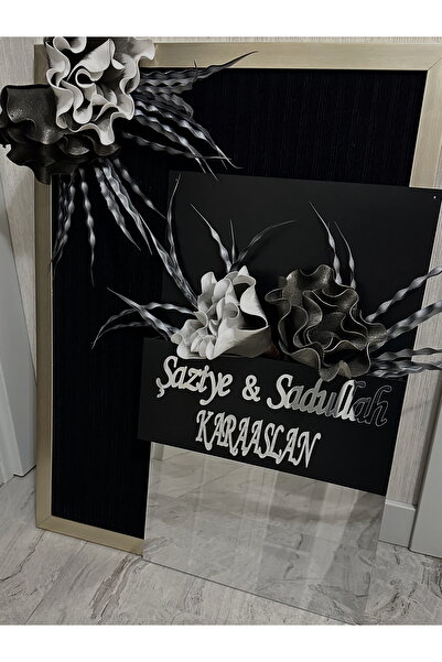 Mgs Mgsdizayn kapı süsü paspas takımı