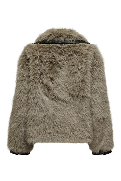 ONLY Onlpisa Fur Beige Дамско палто 15330273