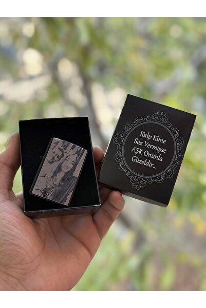 Çelik Resimli Benzinli Çakmak - En Güzel Hediye