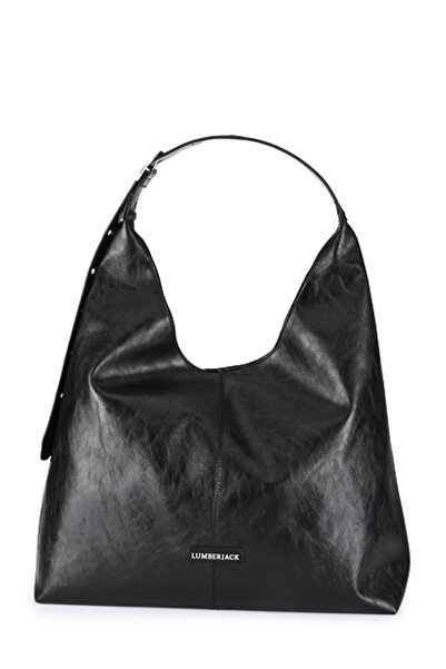 lumberjack YKM BSC SHOPPER 5PR Siyah Kadın Omuz Çantası